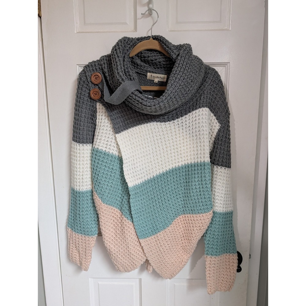 Vanilla Bay Sweater Small Fall Colors